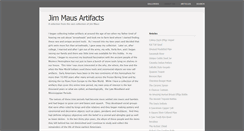 Desktop Screenshot of jimmausartifacts.com