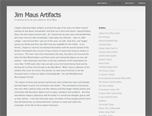 Tablet Screenshot of jimmausartifacts.com